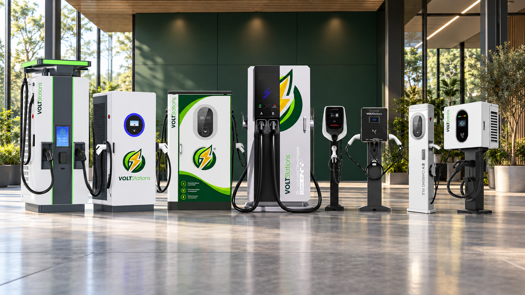 Linha de carregadores Volt Stations